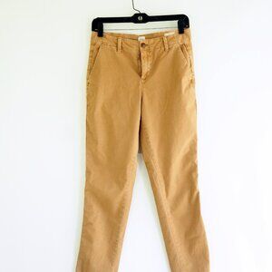 Gap Dark Khaki Girlfriend Chino Pant